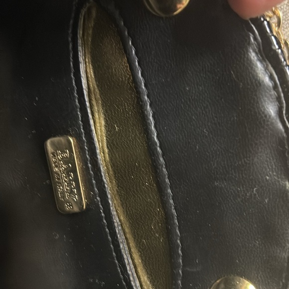 BALLY VINTAGE RARE Black Wicker and Lambskin Leather Clutch/Shoulder Bag - Picture 4 of 15